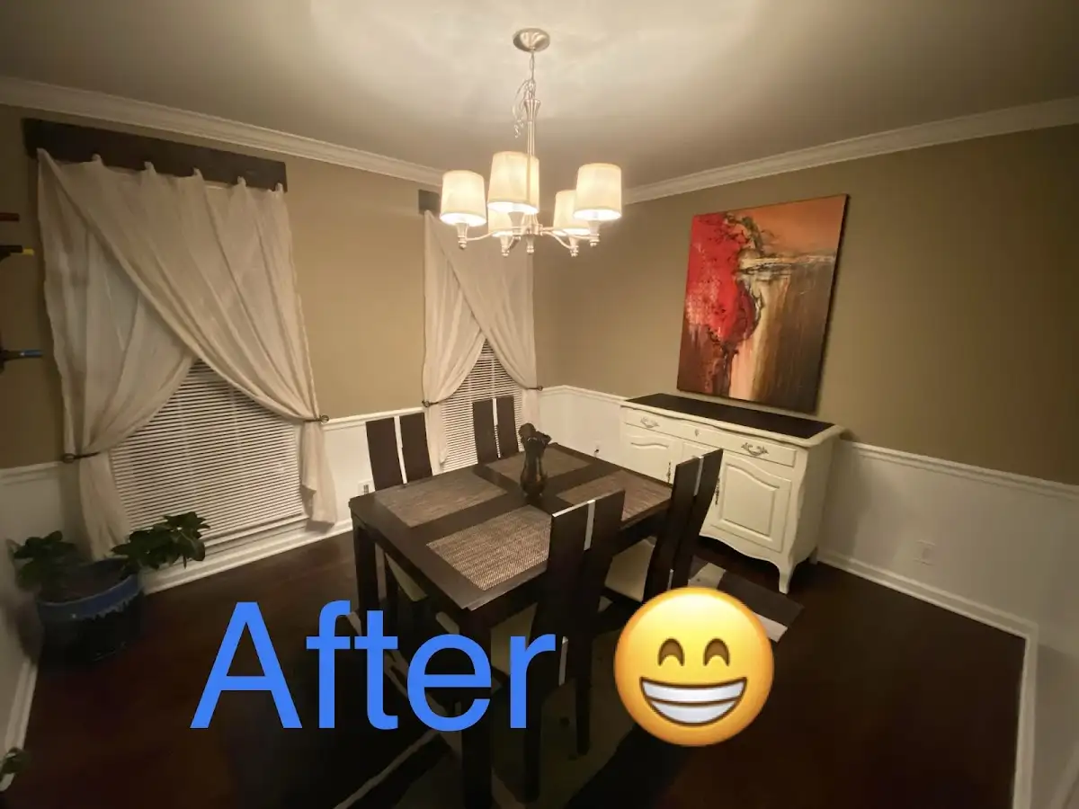 Professional dining room restoration after water damage in Hartland