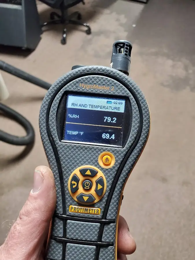 Moisture meter humidity assessment for Fire & Smoke Damage Restoration in Hartland